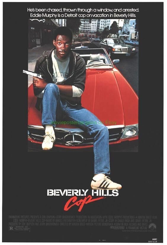 Beverly Hills Cop (1984) movie poster - Eddie Murphy as Axel Foley