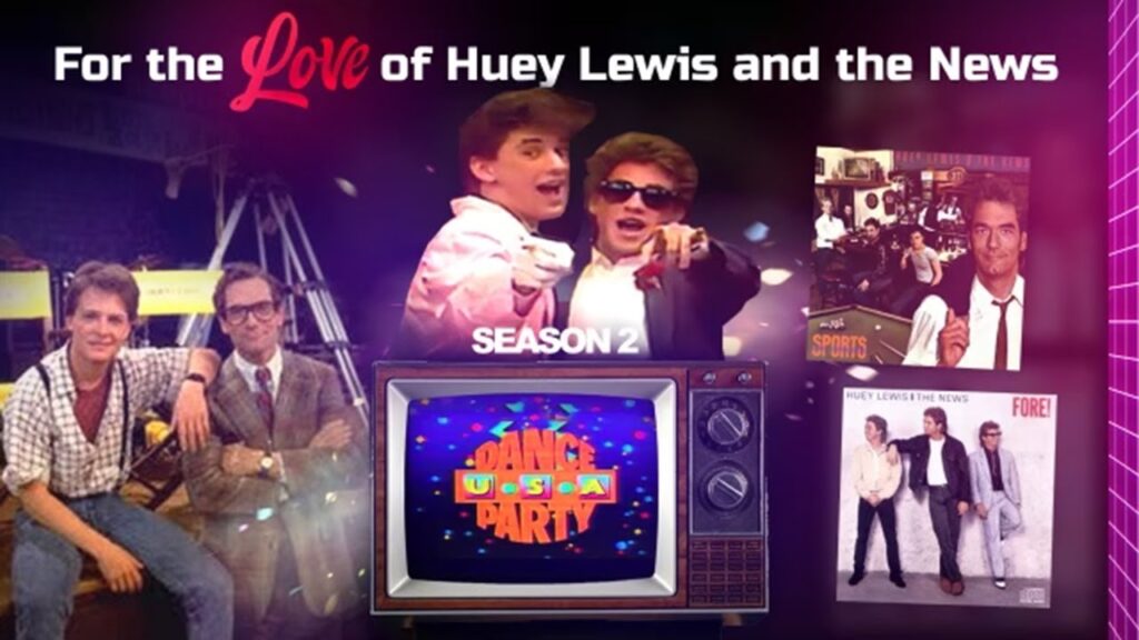 Thumbnail of Bobby and Jason's YouTube video For the Love of Huey Lewis and the News