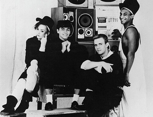 Culture Club in 1983, fronted by Boy George