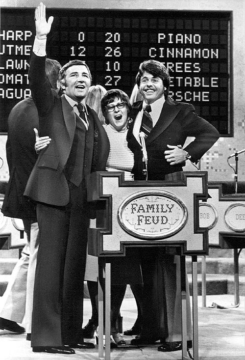 Richard Dawson hosting Family Feud