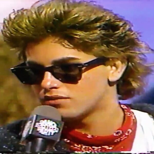 Bobby, shades on, interviewed on Dance Party USA