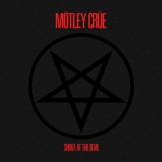 M\u00f6tley Cr\u00fce \u2013 Shout at the Devil (1983) album cover