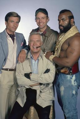 The A-Team (1983) TV series title card
