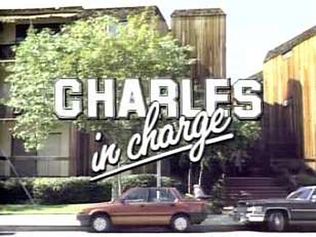 Charles in Charge title card over the New Brunswick house